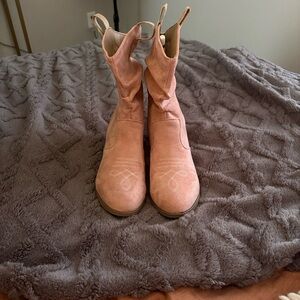 A Classy Chic Boutique Pink Ankle Boots